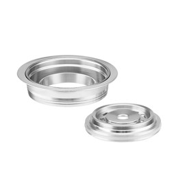 JOYSOG Stainless Steel Coffee Pods Capsules Parts for Delonghi ENV135/vertuolline GCA1/Vertuo Next/Vertuo POP Coffee Makers Reusable G-Cup Coffee Capsule Pods