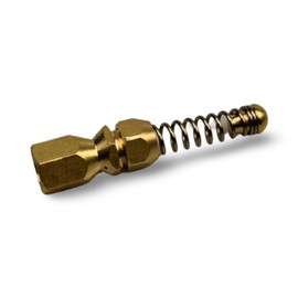 M&M Smartek High Pressure Nozzle for Pipe Cleaning - Stainless Steel and Brass, 180 bar, Compatible with Kärcher, Kränzle, WAP, Nilfisk-Alto - Efficient Duct and Sanitary Cleaning, G1/8 Inch