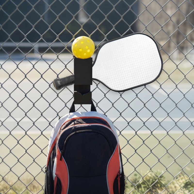 CJZMBSTY Paddle Bag Fence Hook, Court Storage Hanger for Paddles