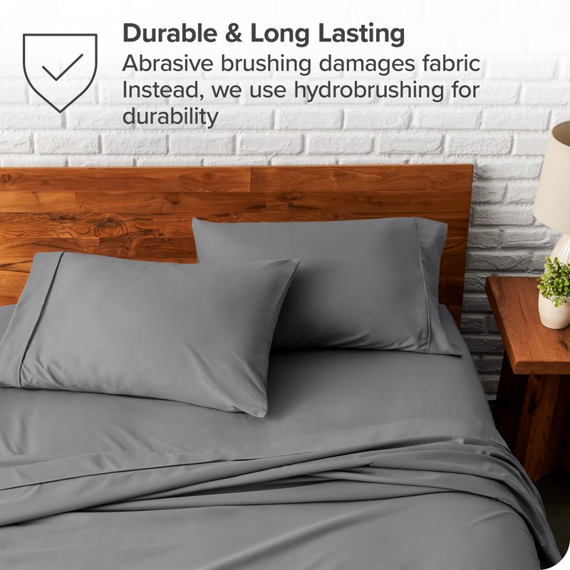 Bare Home Microfibre Pillowcase Set - Standard Size - 2