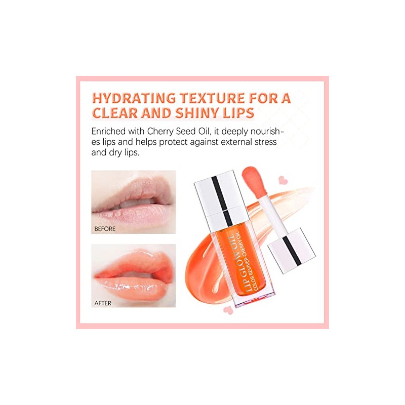 Labial Hidratante Brillo Labial de 6ml con Alto Brillo para