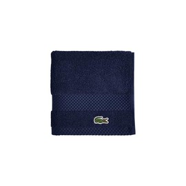 Lacoste Heritage - Paño de Lavado de algodón Supima Azul Marino, 13 x 13 Pulgadas