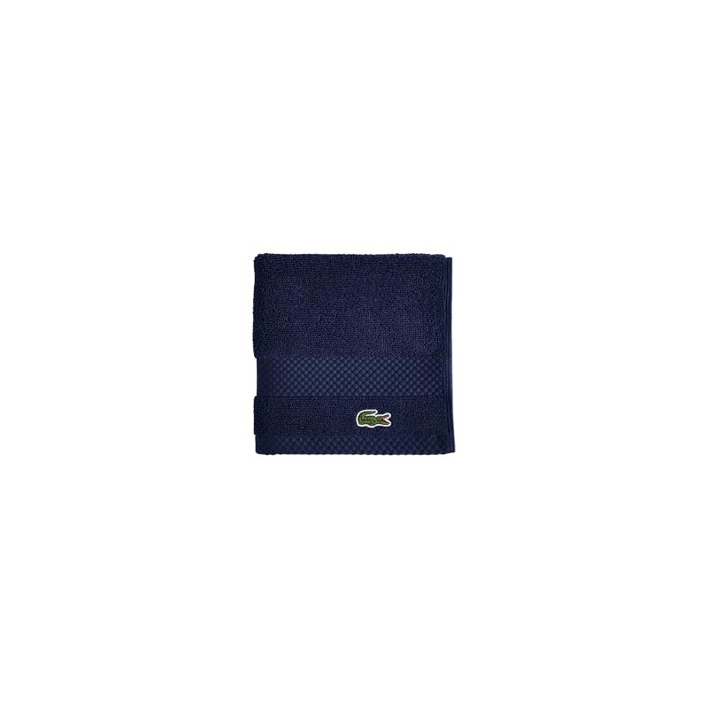 Lacoste Heritage - Paño de Lavado de algodón Supima Azul