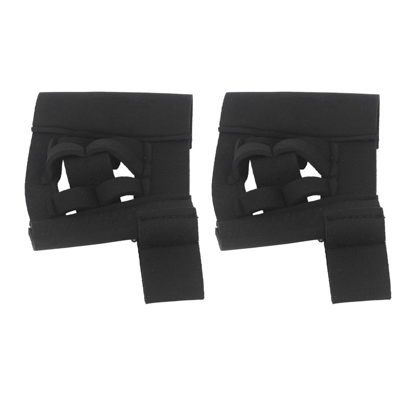 2Pcs Baseball Training Catching Glove Black Soft Comfortable Mini Baseball