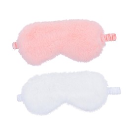 Baluue 6pcs Weighted Eye Mask Sleep Mask Blindfold for Women Girls Plush Blindfold for Sleep Eye Cover