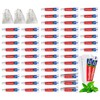 50PCS 5g Mini Toothpaste Travel-Size with 5pcs Storage Bags –