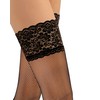 sesto senso Hold-Up Fishnet Stockings Lace Stockings Fine Mesh Stockings