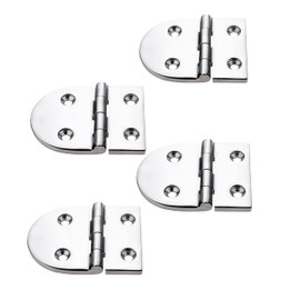 2/4Pcs Heavy Duty Marine Stainless Steel 316 Boat Hatch Butt Hinge Door Window Cabin Stamp Strap Hinge Butt Hinge 4 Hole 70x40x4mm for Boat Yacht,RVS (4Pcs)
