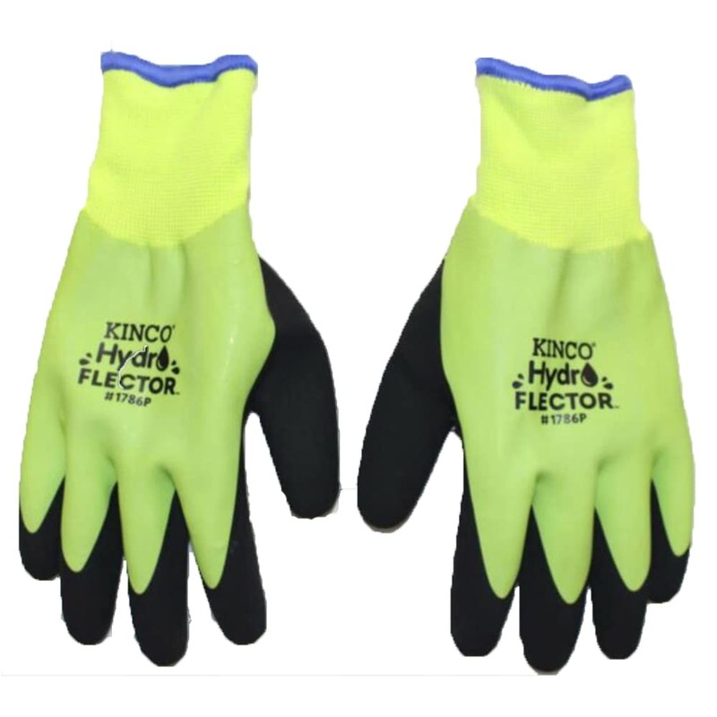 Kinco - Hydroflector Lined Waterproof Latex Work Gloves, Extra Warm,