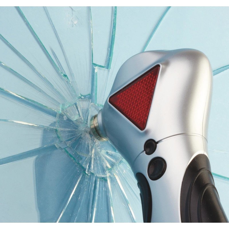 General Tools 7902 4-in-1 Car Escape Tool - Window Breaker,