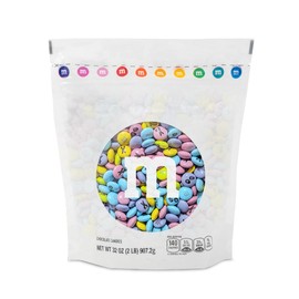 M&M’S WORLD Easter Chocolate Candies - 2lb Resealable Pack of Milk Chocolate Candy Bulk, Great for Easter Candy, Egg Hunts and More