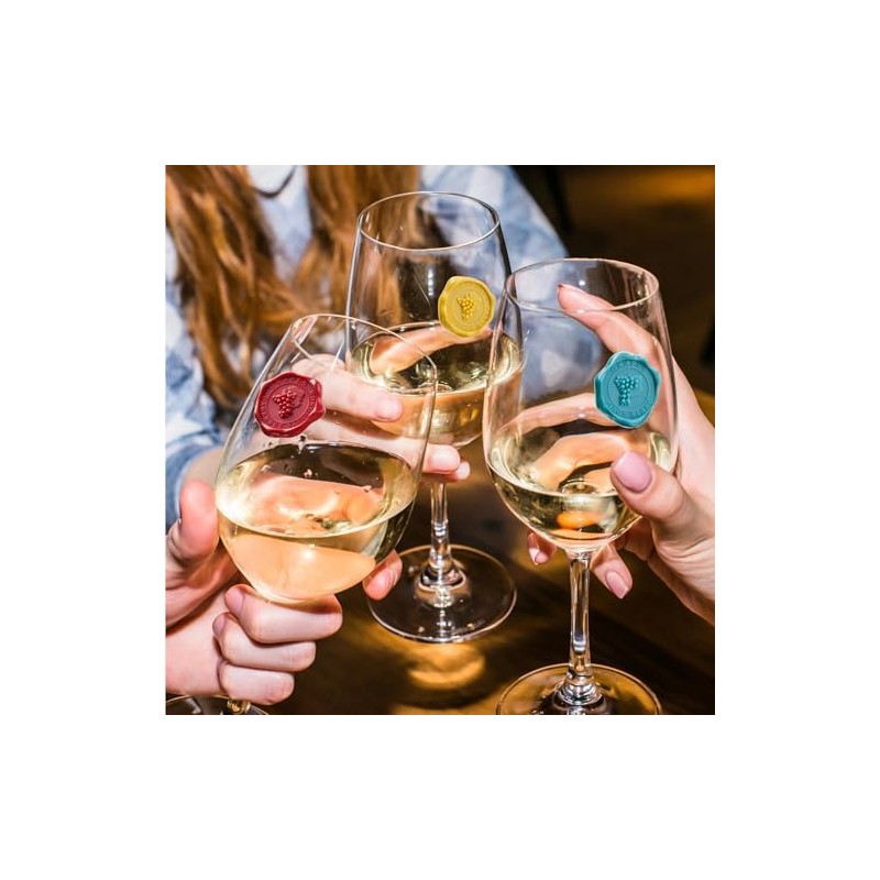 Vacu Vin Classic - Rotuladores para vaso de uva (8