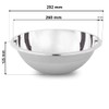 Caravan / Motorhome Sink Stainless Steel Round 260 mm, Depth