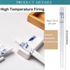 Chopsticks Reusable 5 Pairs Ceramic Chopsticks Dishwasher safe Blue chopsticks