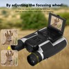 12x32 Camera Binoculars, 2.4" Screen 12x Optical 8x Digital Zoom