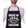 Print4U 70th Birthday Made In 1954 BBQ Cooking Funny Novelty