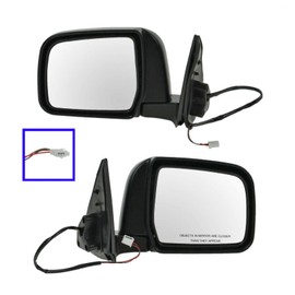 Driver & Passenger Side Mirror Set Power Compatible with 1997-1999 Toyota 4Runner TO1320183 TO1321183