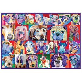 Ravensburger Hello Doggie 1000 Piece Large Format Jigsaw Puzzle for Adults -80351- Unique, Softclick Technology Means Pieces Fit Together Perfectly