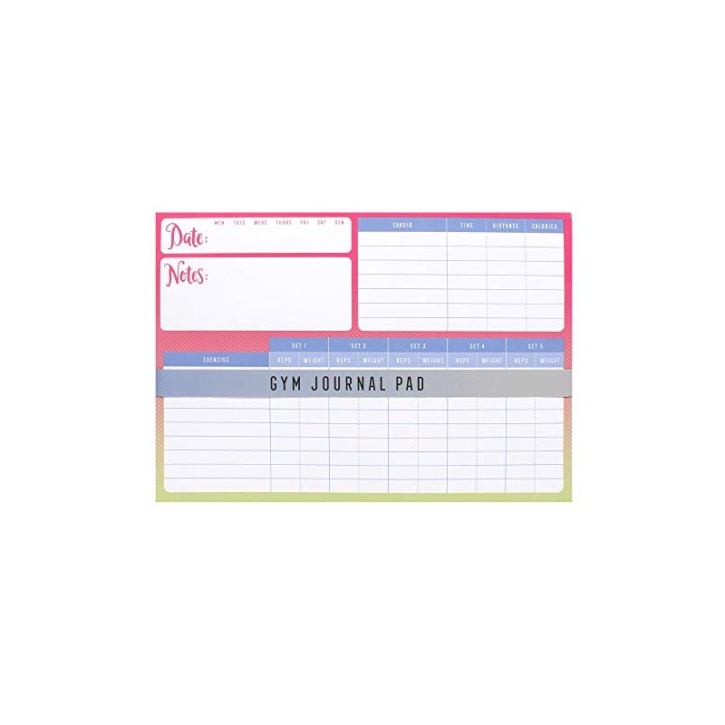 Tear off Gym Workout Planner