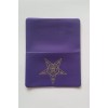 Dues Card holder Purple Order of Eastern Star