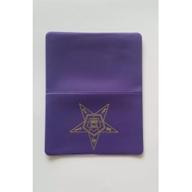 Dues Card holder Purple Order of Eastern Star