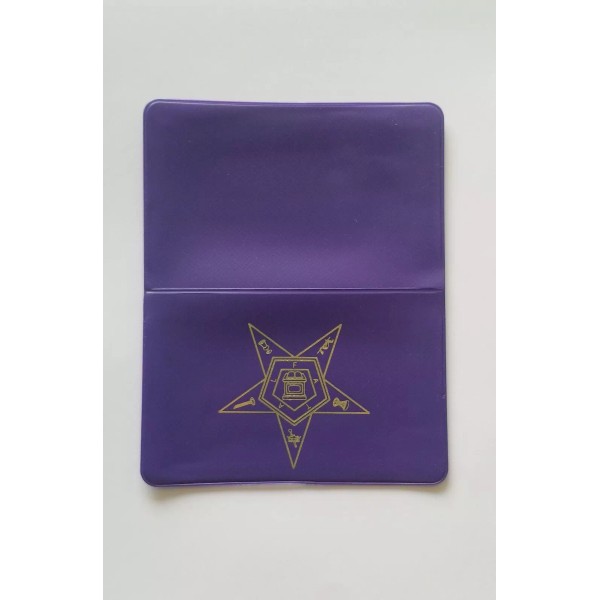 Dues Card holder Purple Order of Eastern Star