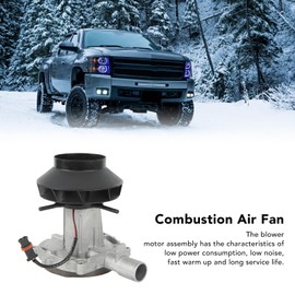 Aramox Parking Heater Blower Motor, 12V 5KW Car Blower Motor Combustion Air Fan Assembly Waterproof for Eberspache Parking Heater