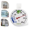 WHAMVOX High Precision Refrigerator Thermometer Freezer Temperature Gauge Hygrometer Easy