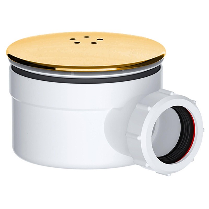 SPARES2GO Shower Trap for 90mm Tray Plug Hole 1.5" Luxury