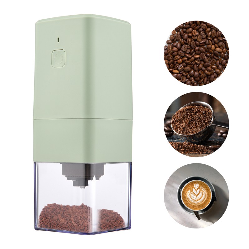 Portable Mini Electric Burr Coffee Grinder with Adjustable Coarse Fine