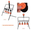 Hot Metal Rotating Spinning Shooting 5 Targets Competitive Wind Chimes