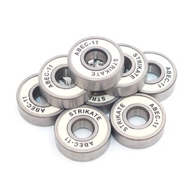 POFET 8 Pieces Skateboard Bearings, 608ZZ Double Shielded Bearings, Small Bearings, Replacement Parts for Longboard Roller Skates