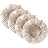 LATRAT Set of 4 Round Linen Insert Bread Proofing Basket