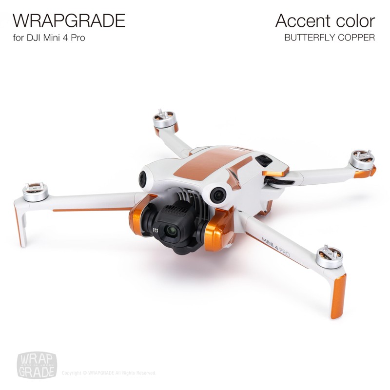 WRAPGRADE Skin Stickers Compatible with DJI Mini 4 Pro |