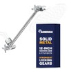 HammerHead Showers® Solid Metal 12-Inch Adjustable Shower Extension Arm –