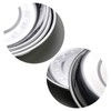 Dehouse 4-Pack Stainless Steel Metal Dinner Plates