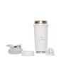 Peaksymmetry Stainless Steel Protein Shaker White (White)