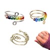 SGERUFZ 3-Piece Anti-Stress Ring Set, Adjustable Anxiety Ring, Efficient Relief