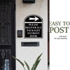 Delivery Sign, Joyfulmap Please Deliver All Packages to Front Door