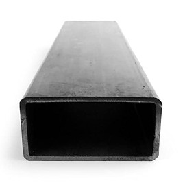 OnlineMetals A500/A513 Carbon Steel Rectangular Tubing, Hot Rolled, ASTM A36, 2" Height, 5" Width, 0.25" Wall, 12" Length