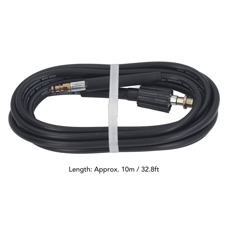 Pressure Washer Hose 5800PSI M22 and Plug Rubber Power Washer
