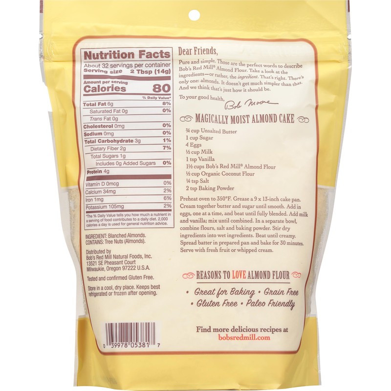 Bob's Red Mill Blanched Almond Flour, Finely Sifted - 16
