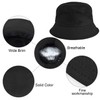Tuopuda Unisex Cotton Fishing Hats, Bucket Hat, Foldable Outdoor Summer
