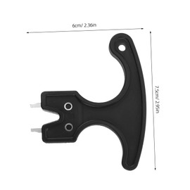 Kisangel 4pcs Golf Spike Wrench: Remover Tool Plastic Handle Golf Shoe Cleats Key Universal Replacement Tool Adjustment Aid For Outdoors Sports