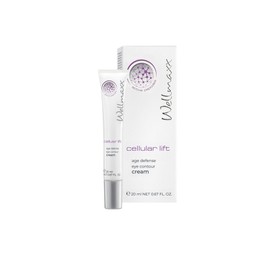 WELLMAXX Cellular Lift Age Defense Eye Contour Cream "New Formula", Vegan, Fragrance-Free, Dye-Free, Slightly Firming, Plumping, Moisturising, Active Ingredient SymLift, Hyaluron, 20 ml