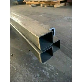 Steel Square Tube 2" x 2" x 1/8" Wall (0.125") Length 8.00" - Strength Steel Tube Metal - Durable Craft Metal Tubes for Indoor and Outdoor Use - Versatile Metal Tubes for Crafting