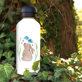Mr. & Mrs. Panda Children's Drinking Bottle Rabbit Flower - Easter Gifts, Easter Decoration, Gift, Pregnancy, Easter, Easter Bunny, Children's Bottle