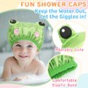 Kilofly kilofly 4pc Waterproof Reusable Bath Hat Kids Fun Cartoon
