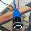 10Pcs Push Button Switch Socket Flame Retardant Plastic Shell Wire