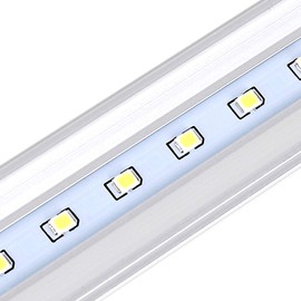 HMINLED 4FT T8 T10 T12 LED Tube Light Bulbs 48" G13 22W 6000K Cool White AC85-265V Fluorescent Replacement Dual-end Powered Ballast Bypass Milky Cover